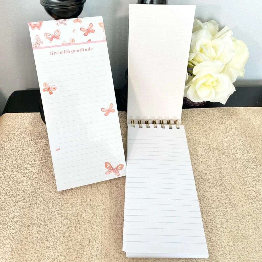 NWT Hardcover SHINE BRIGHT Gold Foil Notebook/Journal Notepad Stationery Bundle